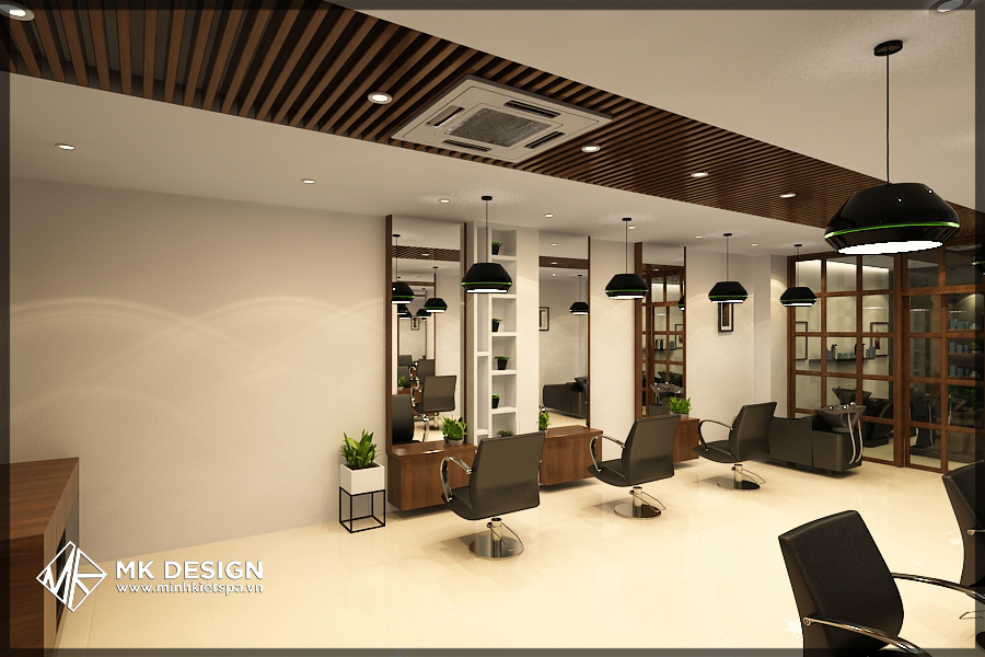 Thiết kế nội thất Hair Salon - Những yếu tố không thế thiếu trong Salon